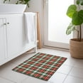 thumbnail image 1 of Addison Rugs Chantille Indoor/Outdoor Transitional Holiday Plaid Emerald Machine Washable Rectangle Rug, 1'8" x 2'6", 1 of 7