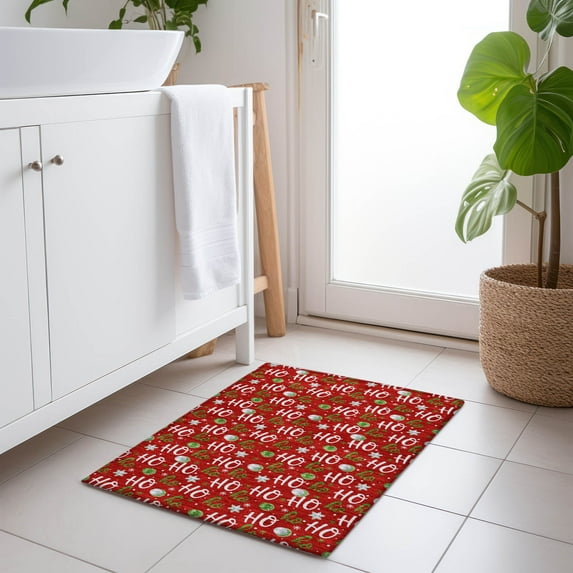 Addison Rugs Chantille Indoor/Outdoor Transitional Holiday Red Machine Washable Rectangle Rug, 1'8" x 2'6"
