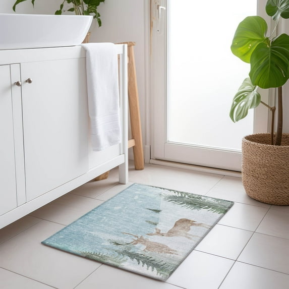 Addison Rugs Chantille Indoor/Outdoor Transitional Holiday Sky Machine Washable Rectangle Rug, 1'8" x 2'6"