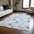 thumbnail image 1 of Addison Rugs Chantille Indoor/Outdoor Transitional Holiday Snowflake Sky Machine Washable Rectangle Rug, 5' x 7'6", 1 of 7