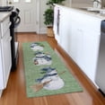 thumbnail image 1 of Addison Rugs Chantille Indoor/Outdoor Transitional Holiday Snowman Aloe Machine Washable Runner Rug, 2'3" x 7'6", 1 of 7
