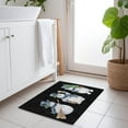 thumbnail image 1 of Addison Rugs Chantille Indoor/Outdoor Transitional Holiday Snowman Black Machine Washable Rectangle Rug, 1'8" x 2'6", 1 of 7