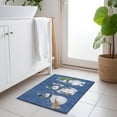 thumbnail image 1 of Addison Rugs Chantille Indoor/Outdoor Transitional Holiday Snowman Navy Machine Washable Rectangle Rug, 1'8" x 2'6", 1 of 7