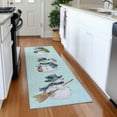 thumbnail image 1 of Addison Rugs Chantille Indoor/Outdoor Transitional Holiday Snowman Sky Machine Washable Runner Rug, 2'3" x 7'6", 1 of 7