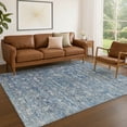 thumbnail image 1 of Addison Rugs Chantille Indoor/Outdoor Transitional Ikat Denim Machine Washable Rectangle Rug, 3' x 5', 1 of 8