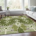 thumbnail image 1 of Addison Rugs Chantille Indoor/Outdoor Transitional Ikat Olive Washable Rectangle Rug, 9' x 12', 1 of 6