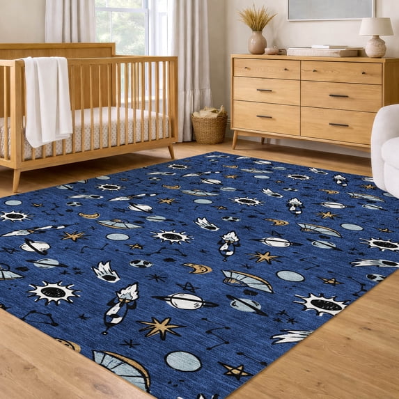 Addison Rugs Chantille Indoor/Outdoor Transitional Kids Baltic Machine Washable Rectangle Rug, 10' x 14'