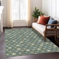 thumbnail image 1 of Addison Rugs Chantille Indoor/Outdoor Transitional Kids Basil Machine Washable Rectangle Rug, 5' x 7'6", 1 of 8