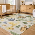 thumbnail image 1 of Addison Rugs Chantille Indoor/Outdoor Transitional Kids Beige Machine Washable Rectangle Rug, 10' x 14', 1 of 8