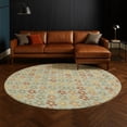 thumbnail image 1 of Addison Rugs Chantille Indoor/Outdoor Transitional Kids Celery Machine Washable Round Rug, 8' x 8', 1 of 8
