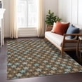 thumbnail image 1 of Addison Rugs Chantille Indoor/Outdoor Transitional Kids Chocolate Machine Washable Rectangle Rug, 5' x 7'6", 1 of 8