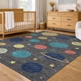 thumbnail image 1 of Addison Rugs Chantille Indoor/Outdoor Transitional Kids Graphite Machine Washable Rectangle Rug, 3' x 5', 1 of 8