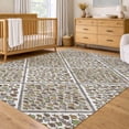 thumbnail image 1 of Addison Rugs Chantille Indoor/Outdoor Transitional Kids Ivory Machine Washable Rectangle Rug, 3' x 5', 1 of 8