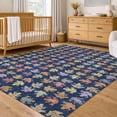 thumbnail image 1 of Addison Rugs Chantille Indoor/Outdoor Transitional Kids Navy Machine Washable Rectangle Rug, 10' x 14', 1 of 8