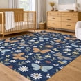thumbnail image 1 of Addison Rugs Chantille Indoor/Outdoor Transitional Kids Navy Machine Washable Rectangle Rug, 3' x 5', 1 of 8