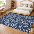 thumbnail image 1 of Addison Rugs Chantille Indoor/Outdoor Transitional Kids Navy Machine Washable Rectangle Rug, 8' x 10', 1 of 8