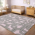 thumbnail image 1 of Addison Rugs Chantille Indoor/Outdoor Transitional Kids Pink Machine Washable Rectangle Rug, 10' x 14', 1 of 8