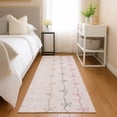 thumbnail image 1 of Addison Rugs Chantille Indoor/Outdoor Transitional Kids Pink Machine Washable Runner Rug, 2'3" x 7'6", 1 of 7