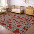 thumbnail image 1 of Addison Rugs Chantille Indoor/Outdoor Transitional Kids Red Machine Washable Rectangle Rug, 10' x 14', 1 of 8