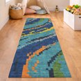 thumbnail image 1 of Addison Rugs Chantille Indoor/Outdoor Transitional Kids Teal Machine Washable Runner Rug, 2'3" x 7'6", 1 of 8
