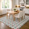 thumbnail image 1 of Addison Rugs Chantille Indoor/Outdoor Transitional Kitchen Teal Machine Washable Rectangle Rug, 3' x 5', 1 of 8