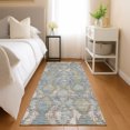 thumbnail image 1 of Addison Rugs Chantille Indoor/Outdoor Transitional Lattice Denim Machine Washable Runner Rug, 2'3" x 7'6", 1 of 7