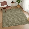 thumbnail image 1 of Addison Rugs Chantille Indoor/Outdoor Transitional Lattice Olive Machine Washable Rectangle Rug, 9' x 12', 1 of 8