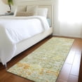 thumbnail image 1 of Addison Rugs Chantille Indoor/Outdoor Transitional Lattice Sage Machine Washable Runner Rug, 2'3" x 7'6", 1 of 7