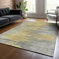 thumbnail image 1 of Addison Rugs Chantille Indoor/Outdoor Transitional Lines Gold Washable Rectangle Rug, 5' x 7'6", 1 of 6