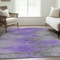 thumbnail image 1 of Addison Rugs Chantille Indoor/Outdoor Transitional Lines Purple Washable Rectangle Rug, 5' x 7'6", 1 of 6