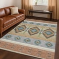 thumbnail image 1 of Addison Rugs Chantille Indoor/Outdoor Transitional Lodge Copper Machine Washable Rectangle Rug, 5' x 7'6", 1 of 8