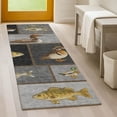 thumbnail image 1 of Addison Rugs Chantille Indoor/Outdoor Transitional Lodge Gray Machine Washable Runner Rug, 2'3" x 7'6", 1 of 7