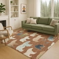 thumbnail image 1 of Addison Rugs Chantille Indoor/Outdoor Transitional Lodge Paprika Machine Washable Rectangle Rug, 8' x 10', 1 of 8