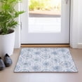 thumbnail image 1 of Addison Rugs Chantille Indoor/Outdoor Transitional Medallions Blue Washable Rectangle Rug, 1'8" x 2'6", 1 of 6