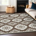 thumbnail image 1 of Addison Rugs Chantille Indoor/Outdoor Transitional Medallions Brown Washable Rectangle Rug, 10' x 14', 1 of 6