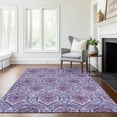 thumbnail image 1 of Addison Rugs Chantille Indoor/Outdoor Transitional Medallions Eggplant Washable Rectangle Rug, 2'6" x 3'10", 1 of 6