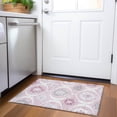 thumbnail image 1 of Addison Rugs Chantille Indoor/Outdoor Transitional Medallions Pink Washable Rectangle Rug, 1'8" x 2'6", 1 of 6