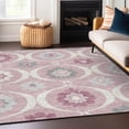 thumbnail image 1 of Addison Rugs Chantille Indoor/Outdoor Transitional Medallions Pink Washable Rectangle Rug, 10' x 14', 1 of 6