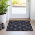 thumbnail image 1 of Addison Rugs Chantille Indoor/Outdoor Transitional Medallions Purple Washable Rectangle Rug, 1'8" x 2'6", 1 of 6