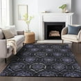 thumbnail image 1 of Addison Rugs Chantille Indoor/Outdoor Transitional Medallions Purple Washable Rectangle Rug, 8' x 10', 1 of 6