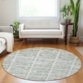 thumbnail image 1 of Addison Rugs Chantille Indoor/Outdoor Transitional Medallions Taupe Washable Round Rug, 8' x 8', 1 of 6