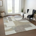 thumbnail image 1 of Addison Rugs Chantille Indoor/Outdoor Transitional Mid Century Khaki Washable Rectangle Rug, 8' x 10', 1 of 6