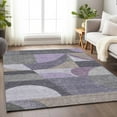 thumbnail image 1 of Addison Rugs Chantille Indoor/Outdoor Transitional Mid Century Purple Washable Rectangle Rug, 5' x 7'6", 1 of 6