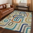 thumbnail image 1 of Addison Rugs Chantille Indoor/Outdoor Transitional Mid-century Modern Beige Machine Washable Rectangle Rug, 10' x 14', 1 of 8