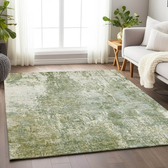 Addison Rugs Chantille Indoor/Outdoor Transitional Modern Aloe Machine Washable Rectangle Rug, 10' x 14'