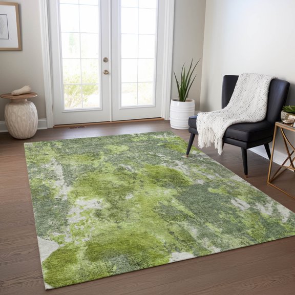 Addison Rugs Chantille Indoor/Outdoor Transitional Modern Aloe Machine Washable Rectangle Rug, 10' x 14'
