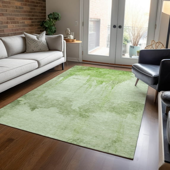 Addison Rugs Chantille Indoor/Outdoor Transitional Modern Aloe Machine Washable Rectangle Rug, 9' x 12'