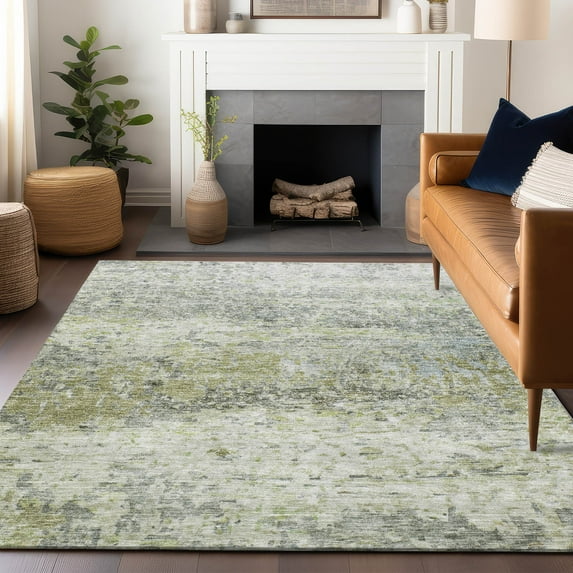 Addison Rugs Chantille Indoor/Outdoor Transitional Modern Aloe Washable Rectangle Rug, 10' x 14'