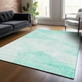 thumbnail image 1 of Addison Rugs Chantille Indoor/Outdoor Transitional Modern Aqua Washable Rectangle Rug, 9' x 12', 1 of 6