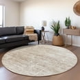 thumbnail image 1 of Addison Rugs Chantille Indoor/Outdoor Transitional Modern Beige Washable Round Rug, 8' x 8', 1 of 6